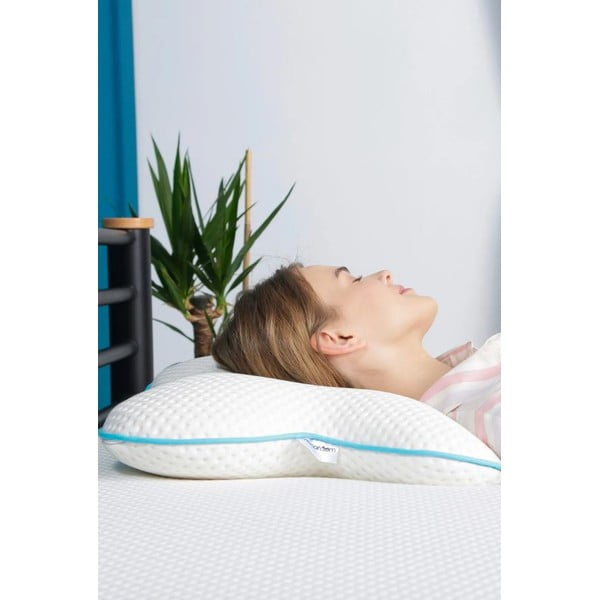 Iš prie kūno prisitaikančių putų anatominė pagalvė 46x55 cm – Mila Home-image-2