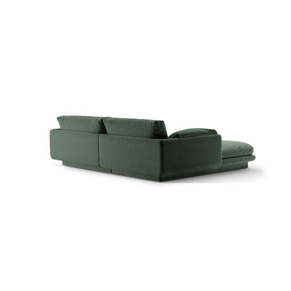 Kampinė sofa tamsiai žalios spalvos (su dešiniuoju kampu) Torino – Micadoni Home-image-3