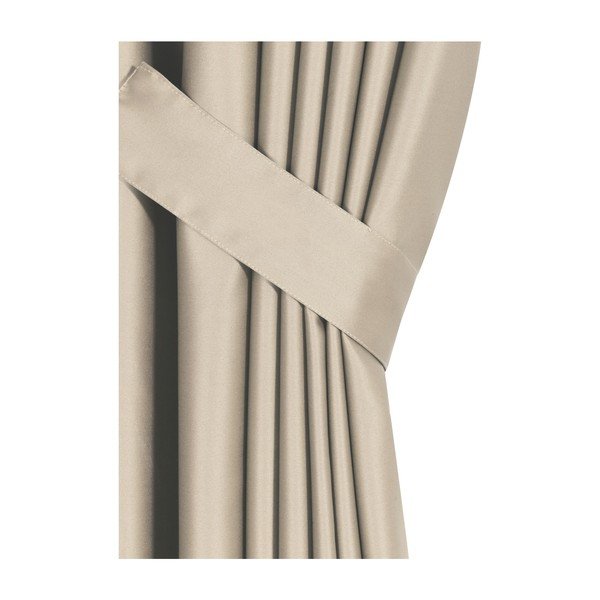 Pritemdymas (dalinis užtemimas) užuolaida smėlio spalvos 150x260 cm – Mila Home-image-1