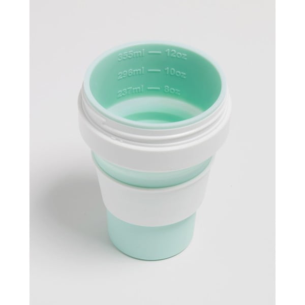 Kelioninis puodelis Stojo Pocket Cup Mint, 355 ml-image-3