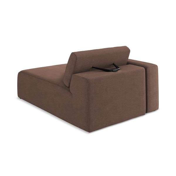 Rožinės spalvos modulinė sofos dalis (su kairiuoju kampu) Kalea – Makamii-image-2