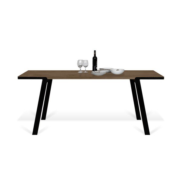 Valgomojo stalas iš graikinio riešuto 200x100 cm Drift - TemaHome-image-3