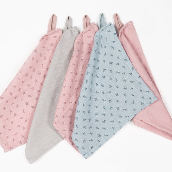 Plaušinės iš muslino 5 vnt. Lil Planet – Roba-image-4