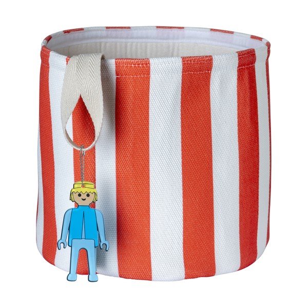 Iš tekstilės vaikiškas krepšys raudonos spalvos ø 30x28 cm Stripes – Playmobil-image-2