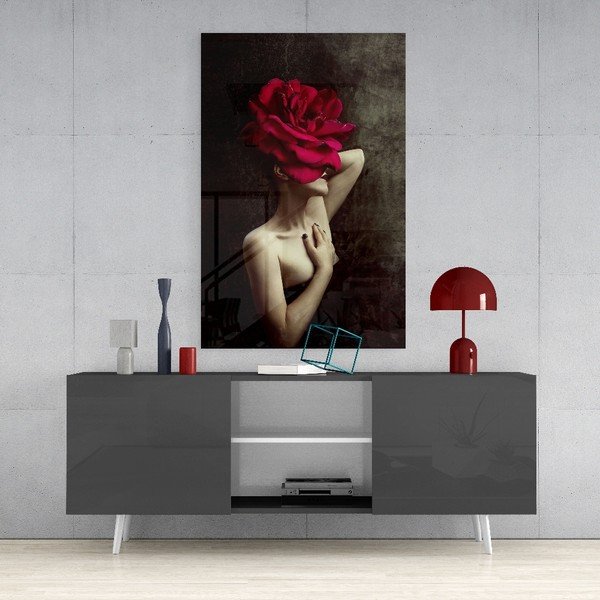 Paveikslas ant stiklo Insigne Rose-image-1