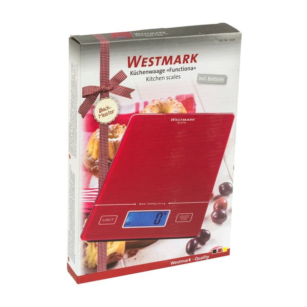 "Westmark" funkcija Raudona virtuvės skalė-image-1