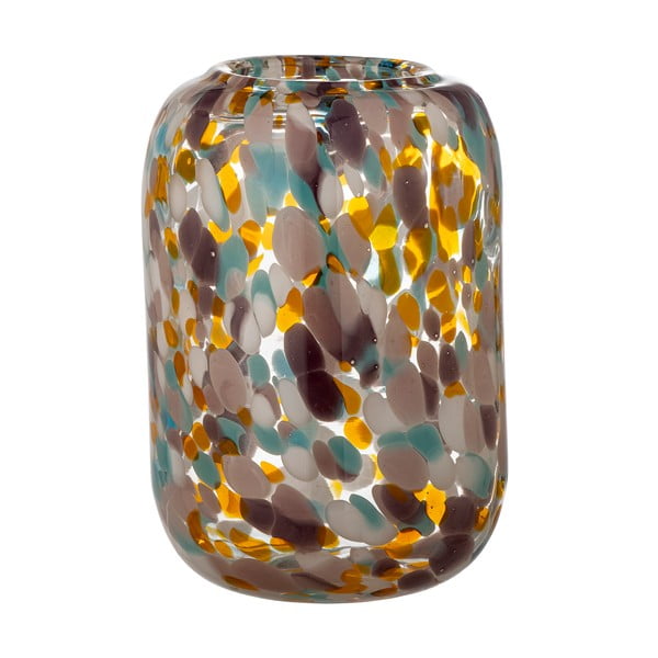 Iš stiklo  rankų darbo vaza (aukštis 18 cm) Vidia – Bloomingville-image-1