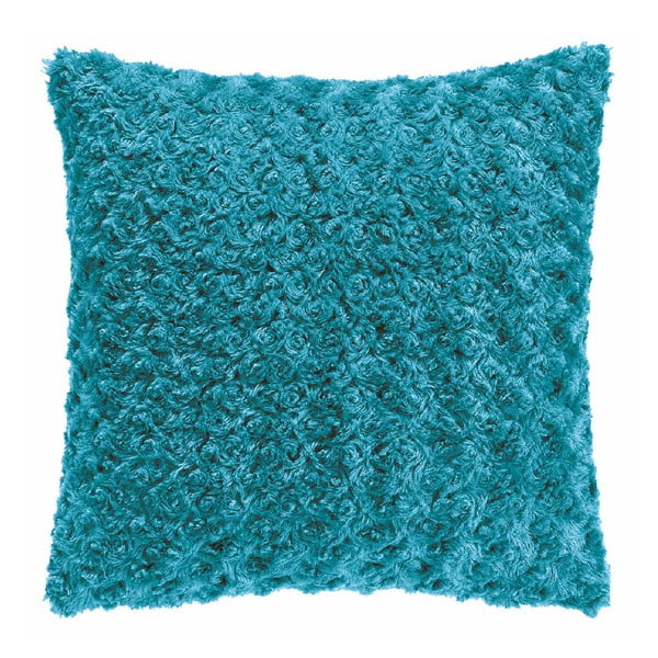 Turkio mėlyna "Tiseco Home Studio Curl" pagalvėlė, 45 x 45 cm