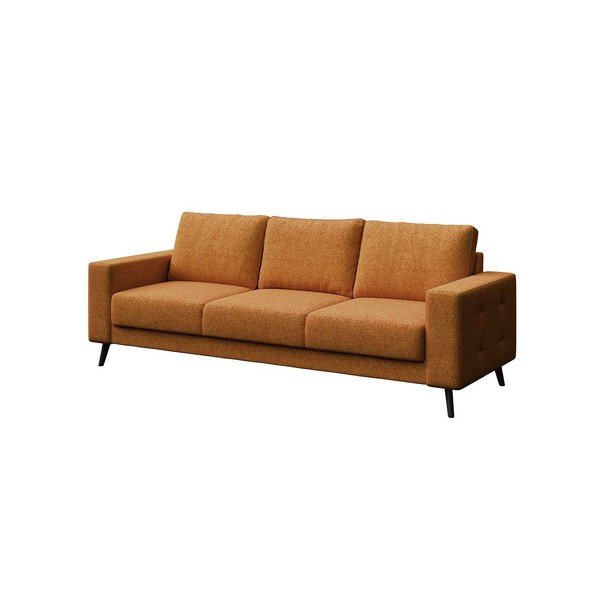 Sofa oranžinės spalvos 233 cm Fynn – Ghado-image-2