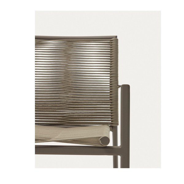 Metalinė sodo kėdė smėlio spalvos Culip – Kave Home-image-1
