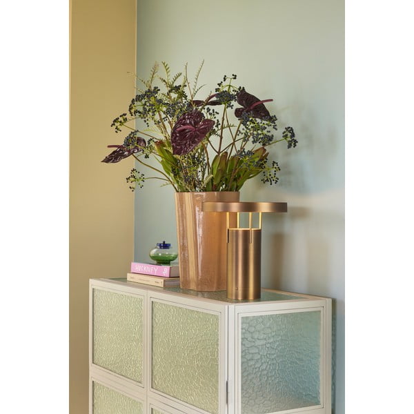 Iš keramikos vaza smėlio spalvos (aukštis 30 cm) Sapo – Hübsch-image-3