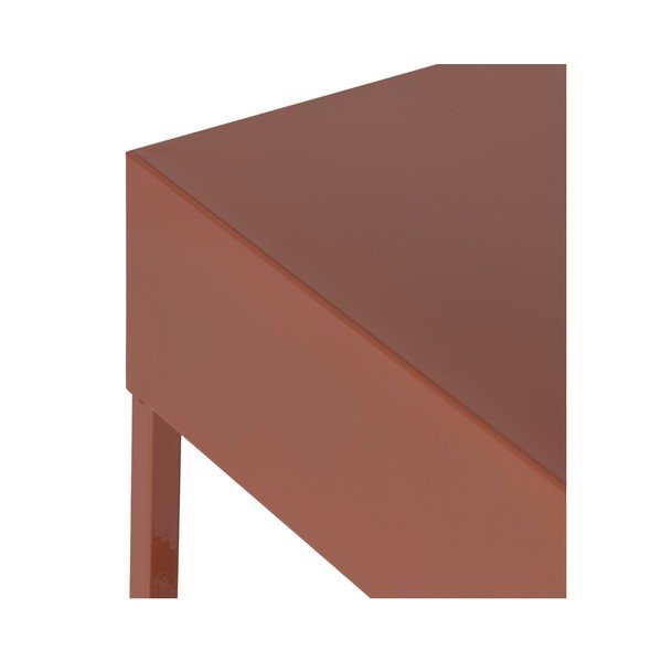 Terakotos spalvos naktinis staliukas Nara – Ixia-image-4