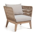 Smėlio spalvos krėslas Kave Home Bellano