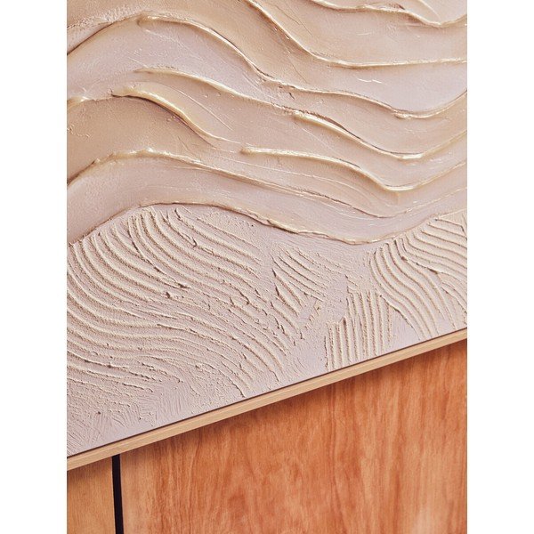 3D paveikslas su rėmeliu/tapyba ant drobės 73x143 cm Astratto – Premier Housewares-image-4