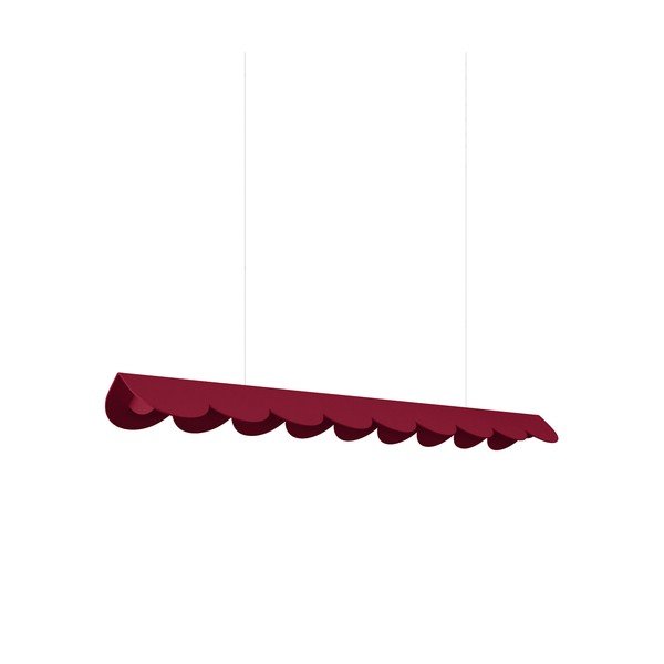 Bordo spalvos iš aliuminio kabantis šviestuvas LED BISCUIT – Thoro