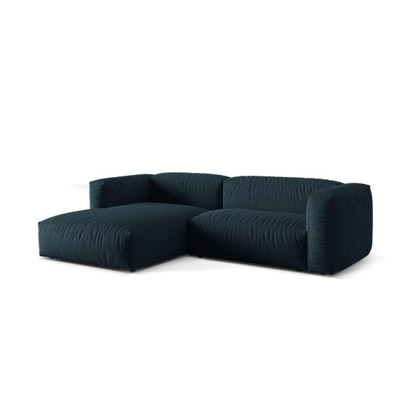 Modulinė kampinė sofa tamsiai mėlynos spalvos (su kairiuoju kampu) Martina – Micadoni Home-image-3