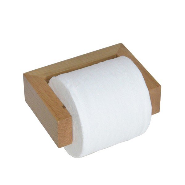 Ąžuolinis sieninis tualetinio popieriaus laikiklis Wireworks Mezza-image-1