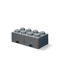 Tamsiai pilka vaikiška daiktų saugojimo dėžė su 2 stalčiais LEGO®