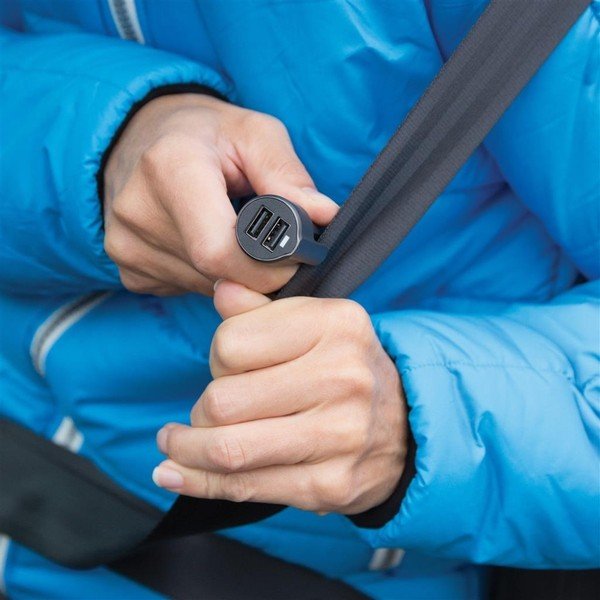 Automobilinis įkroviklis su 2 USB prievadais XD dizainas-image-3