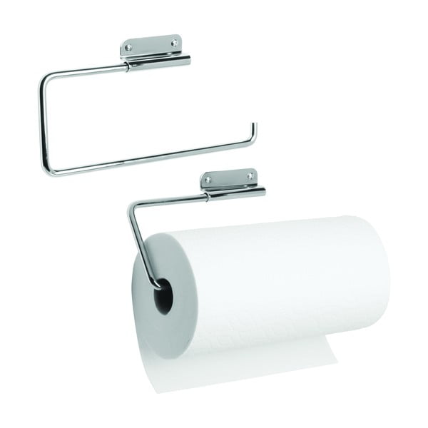 Metalinis popierinių rankšluosčių laikiklis iDesign Swivel, 34 cm-image-2