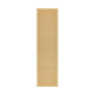 Smėlio spalvos kiliminė danga 240x68 cm Sisal - Asiatic Carpets