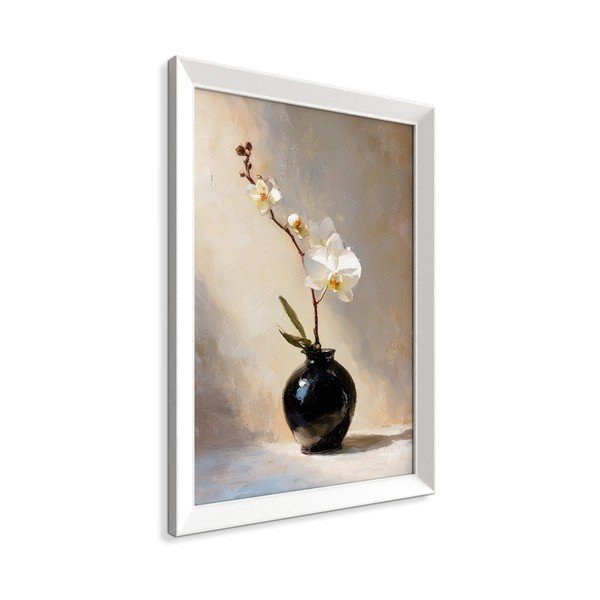 Spausdintas paveikslas su rėmeliu 56x75 cm White Orchid – Styler-image-3