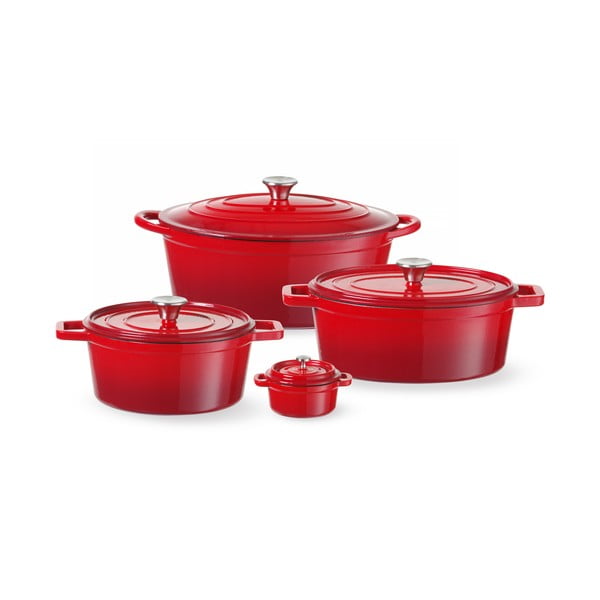 Puodas iš ketaus su dangčiu tinka indukcinei viryklei 4,4 l – Hendi-image-1