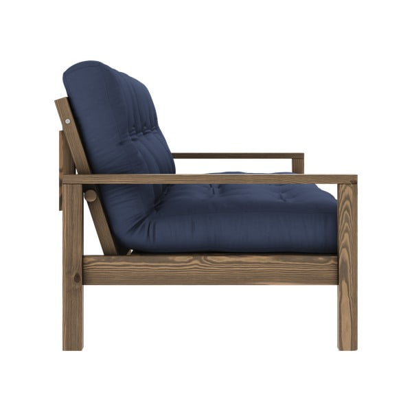 Sulankstoma sofa tamsiai mėlynos spalvos 205 cm Knob – Karup Design-image-4