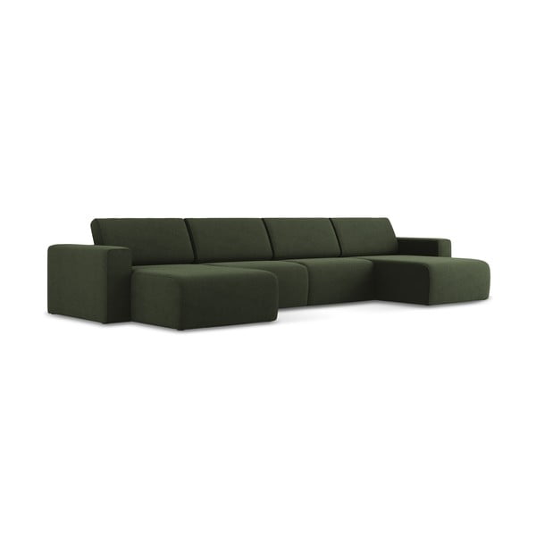 Žalios spalvos kampinė sofa Kalea – Makamii-image-2
