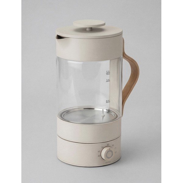 Smėlio spalvos iš stiklo virdulys 1,2 l Emma – Stelton-image-3
