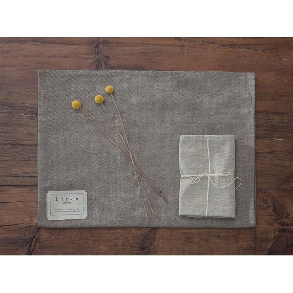 4 lininių servetėlių rinkinys Really Nice Things Beige Lines, 43 x 43 cm-image-3