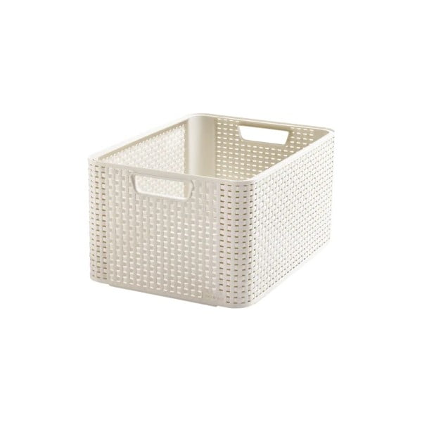Iš plastiko daiktadėžė kreminės spalvos 29x39x17 cm Style – Curver