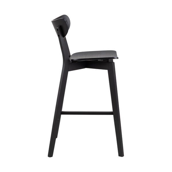 Iš kaučiukmedžio masyvo baro taburėtės juodos spalvos 2 vnt. 105 cm Roxby – Actona-image-4