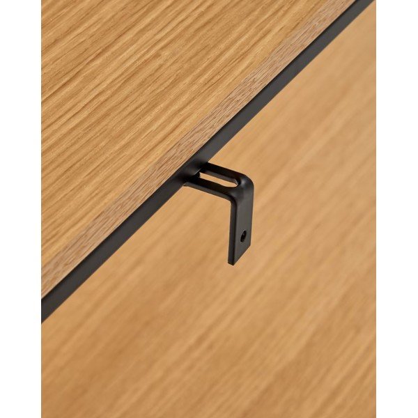 Ąžuolinis konsolinis staliukas 120x30 cm Yona - Kave Home-image-4