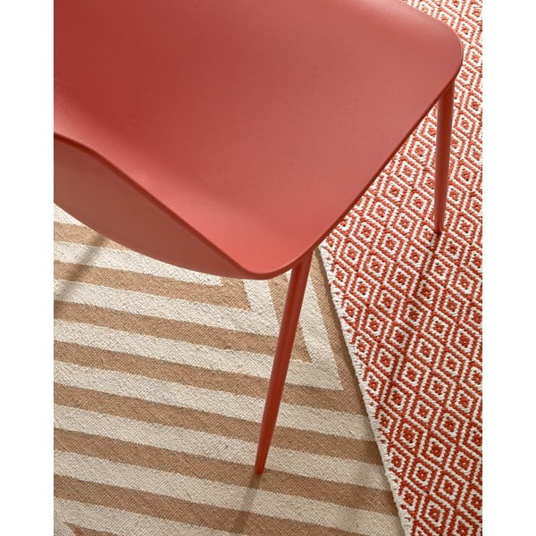 Tamsiai oranžinė valgomojo kėdė Kave Home Wassu-image-4