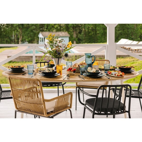 Sodo stalas su medienos stalviršiu Bonami Selection Marienlist, 190 x 115 cm-image-1