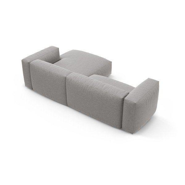 Pilkos spalvos sulankstoma modulinė kampinė sofa (su dešiniuoju kampu/su gultu) – Micadoni -image-4