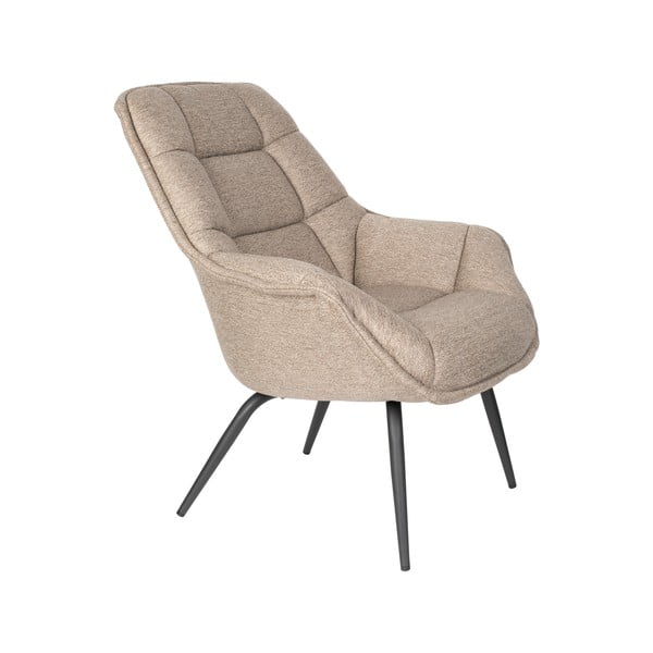 Krėslas smėlio spalvos Comfortable – White Label