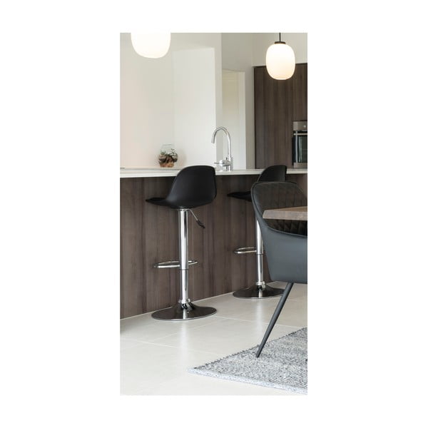 Su pasukimo funkcija baro taburėtės juodos spalvos 2 vnt. 82 cm Trondheim – House Nordic-image-1