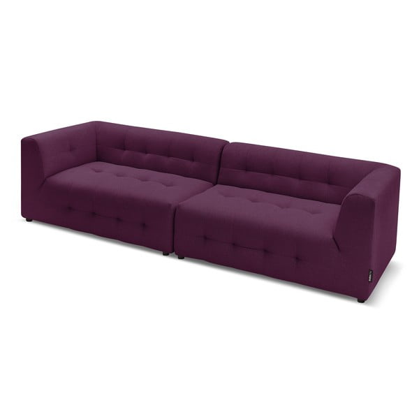 Tamsiai violetinė sofa 324 cm Kleber - Bobochic Paris-image-4