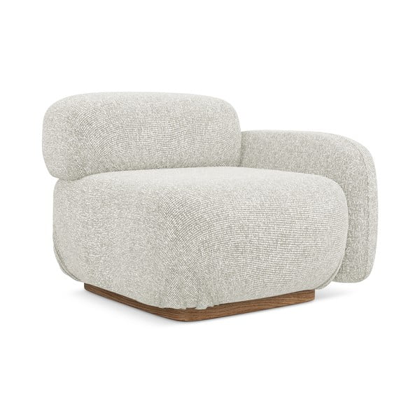 Kreminės spalvos modulinė sofos dalis (su dešiniuoju kampu) Ailani – Makamii-image-1