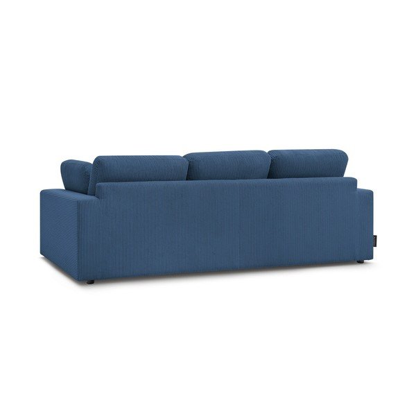 Mėlynos spalvos sofa iš kordinio velveto 250 cm Belair – Bobochic Paris-image-3