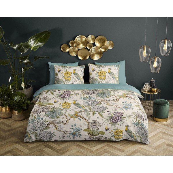 Ekologiškos medvilnės viengulė patalynė Descanso Daisy, 140 x 220 cm-image-1