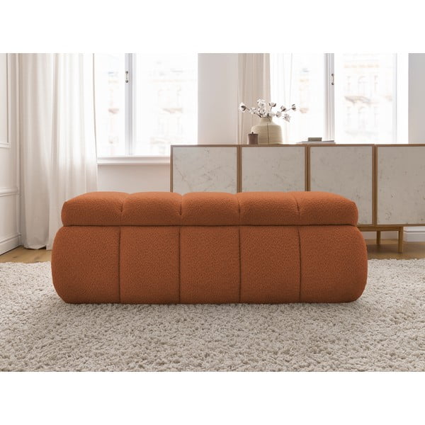 Iš boucle suolas oranžinės spalvos – Bobochic Paris-image-4