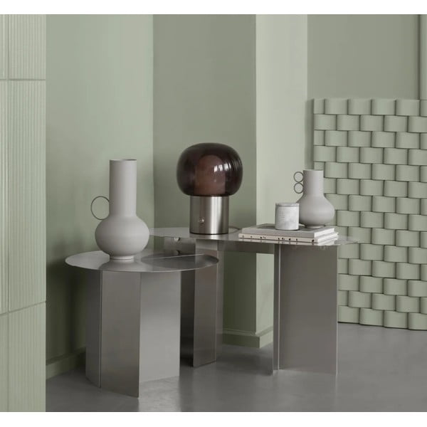 Iš nerūdijančio plieno apvalios formos šoninis stalas ø 35 cm Oru – Blomus-image-1