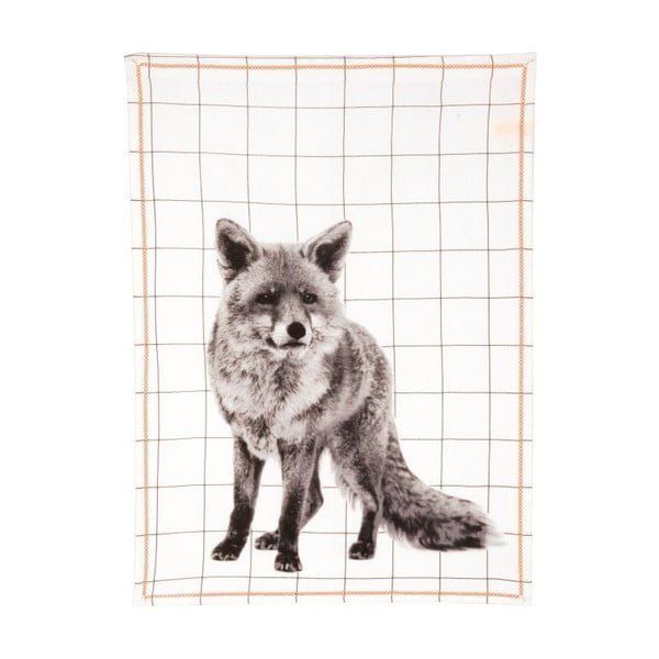 Virtuvinis rankšluostis "Grid Fox", 50x70 cm