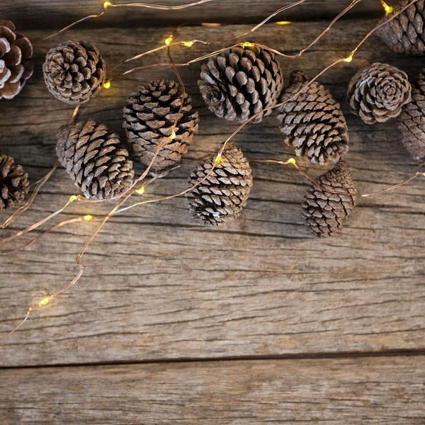 16 LED lempučių girliandų rinkinys DecoKing, 16 x 20 lempučių, 2,3 m ilgio-image-1