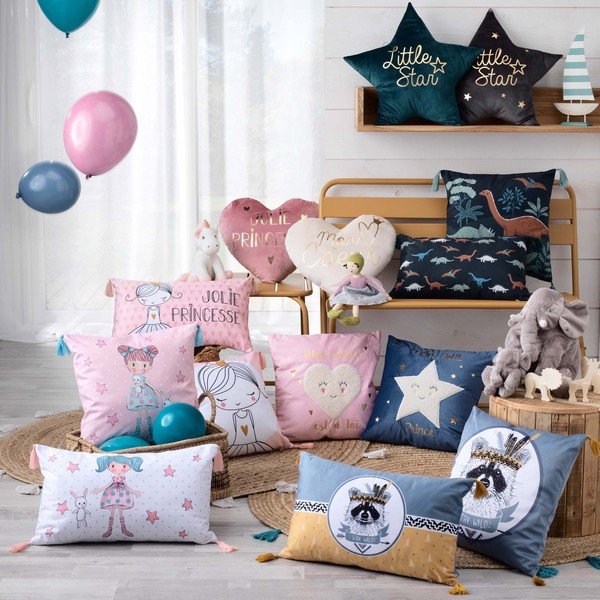 Iš velveto vaikiška pagalvė Edelstar – douceur d'intérieur-image-1