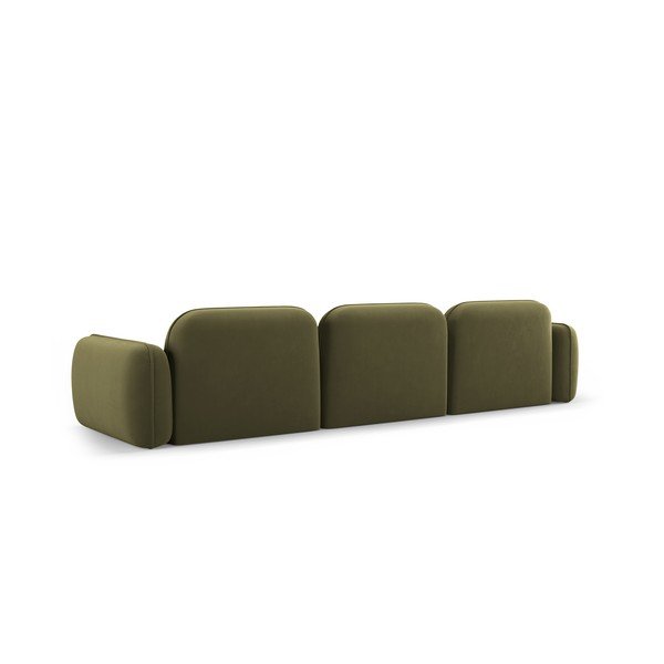 Iš velveto sofa žalios spalvos 320 cm Audrey – Interieurs 86-image-3