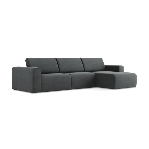 Pilkos spalvos modulinė kampinė sofa (su dešiniuoju kampu) Kalea – Makamii-image-2